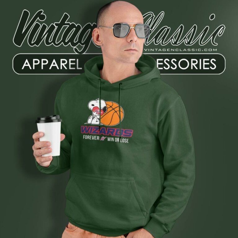 Washington Wizards Snoopy Forever Win Or Lose Hoodie Washington Wizards Snoopy Forever Win Or Lose Hoodie