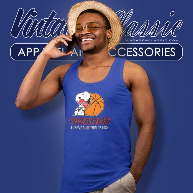Washington Wizards Snoopy Forever Win Or Lose Tank Top Racerback Washington Wizards Snoopy Forever Win Or Lose Tank Top Racerback