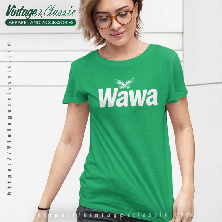 Wawa Eagles Rob Mcelhenney Shirt Nfl Wawa Eagles Logo Women TShirt Wawa Eagles Rob Mcelhenney Shirt Nfl Wawa Eagles Logo Women TShirt