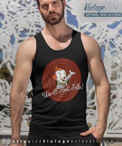 We All Float Folks Scary Clown Halloween Tank Top Racerback