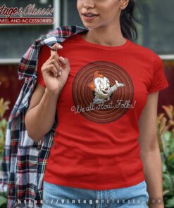 We All Float Folks Scary Clown Halloween Women TShirt