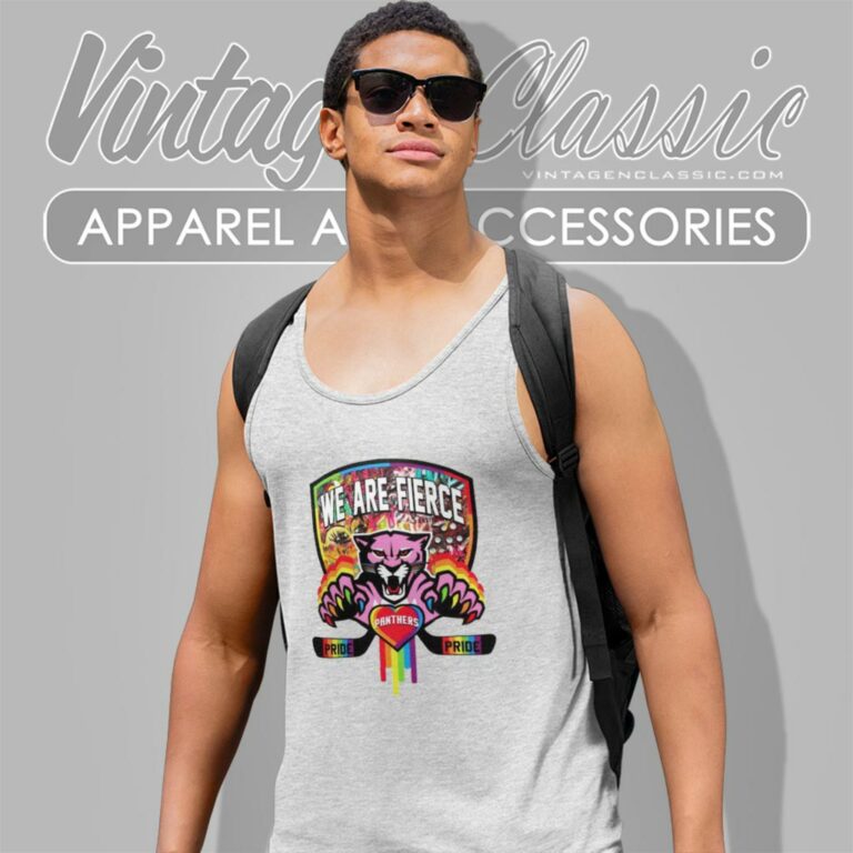 We Are Fierce Florida Panthers Pride 2024 Tank Top Racerback We Are Fierce Florida Panthers Pride 2024 Tank Top Racerback