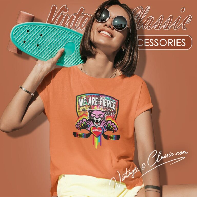 We Are Fierce Florida Panthers Pride 2024 Women T Shirt We Are Fierce Florida Panthers Pride 2024 Women T Shirt