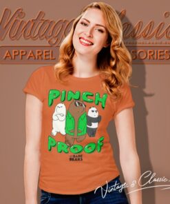 We Bare Bears Pinch Proof St Paddys Day Women T Shirt