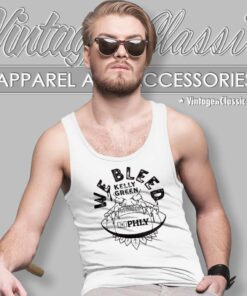 We Bleed Kelly Green Eagles Tank Top Racerback