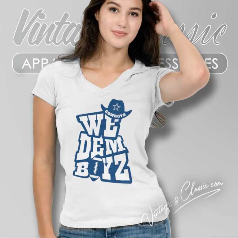 We Dem Boyz Dallas Cowboys V Neck TShirt We Dem Boyz Dallas Cowboys V Neck TShirt