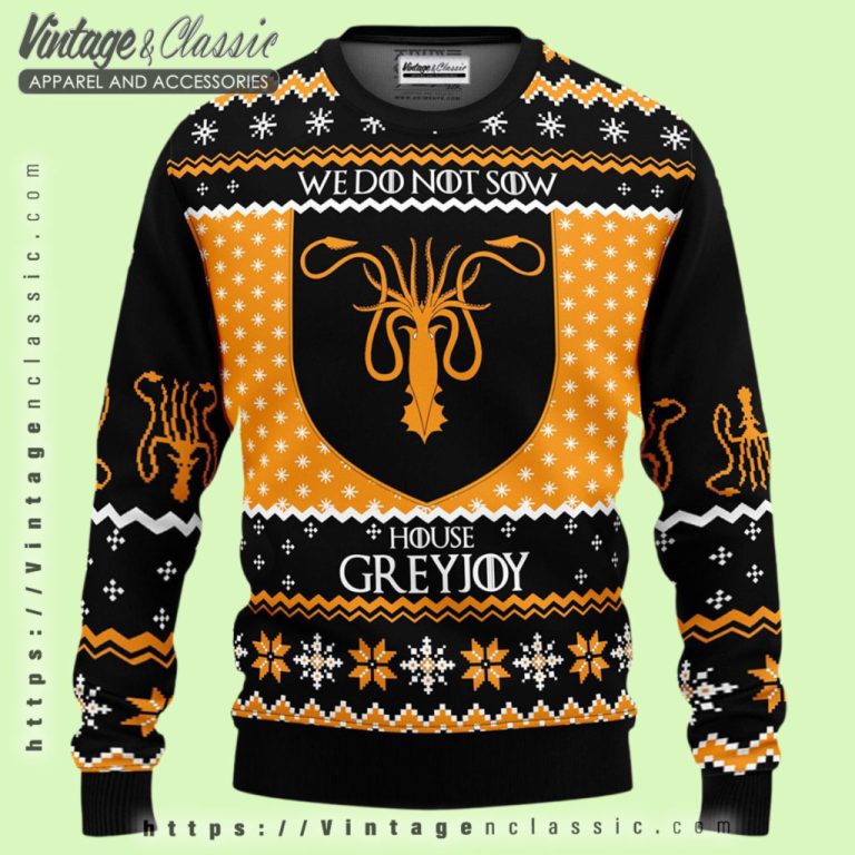 We Do Not Sow House Greyjoy Ugly Sweater Ugly Christmas Sweater We Do Not Sow House Greyjoy Ugly Sweater Ugly Christmas Sweater