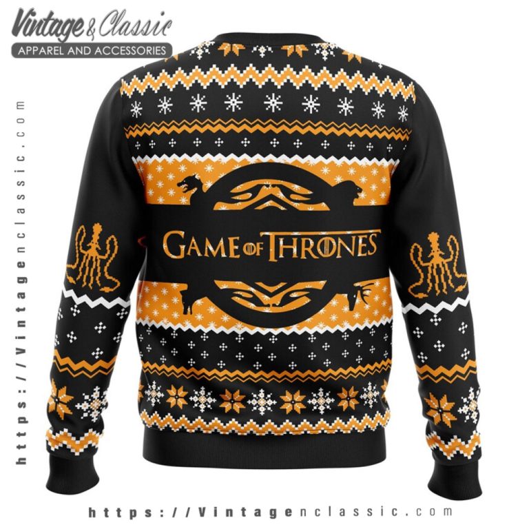 We Do Not Sow House Greyjoy Ugly Sweater back Ugly Sweater We Do Not Sow House Greyjoy Ugly Sweater back Ugly Sweater
