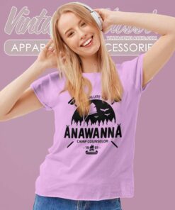 We Salute You Anawanna Camp Counselor Women TShirt