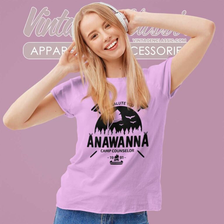 We Salute You Anawanna Camp Counselor Women TShirt We Salute You Anawanna Camp Counselor Women TShirt