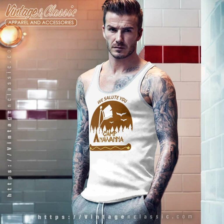 We Salute You Camp Anawanna Tank Top Racerback We Salute You Camp Anawanna Tank Top Racerback