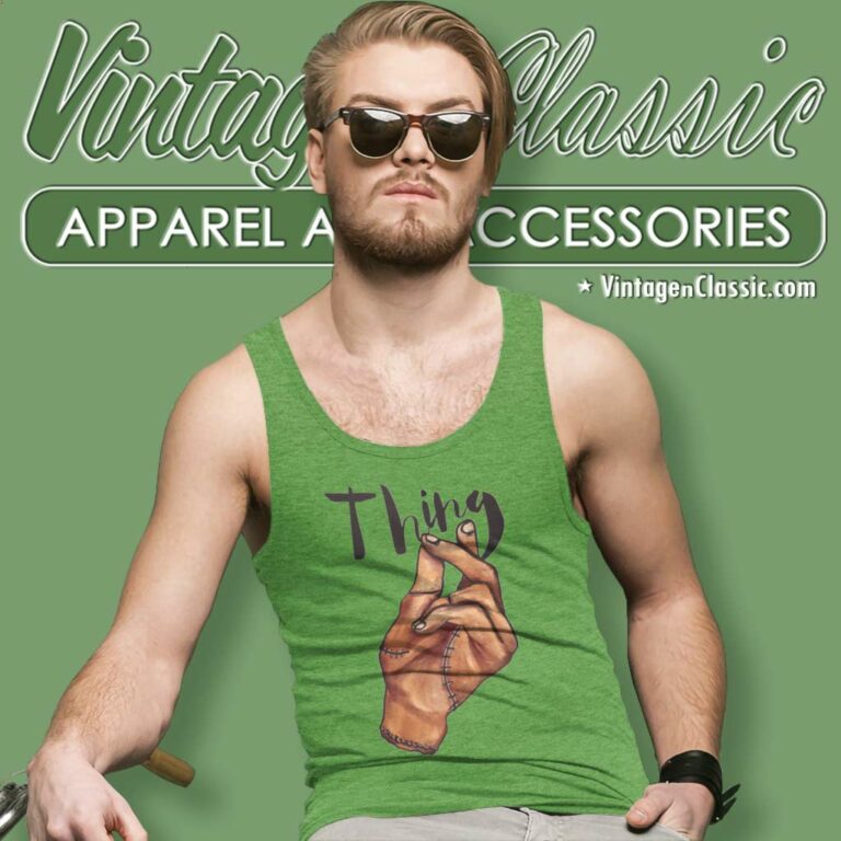 Wednesday 2023 Thing Hand Tank Top Racerback Wednesday 2023 Thing Hand Tank Top Racerback