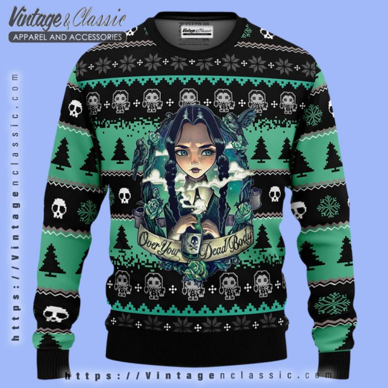 Wednesday The Addams Family Ugly Christmas Sweater Ugly Christmas Sweater Wednesday The Addams Family Ugly Christmas Sweater Ugly Christmas Sweater