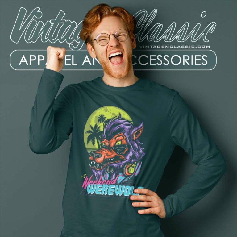 Weekend Werewolf Werewolf Ripping Long Sleeve Tee Weekend Werewolf Werewolf Ripping Long Sleeve Tee