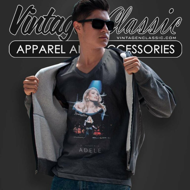 Weekends With Adele Graphic V Neck TShirt Weekends With Adele Graphic V Neck TShirt