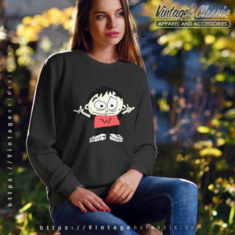 Weezer Cartoon Sweatshirt Weezer Cartoon Sweatshirt