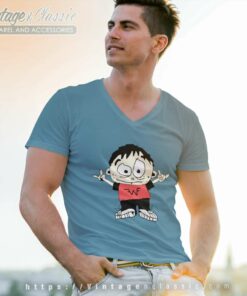 Weezer Cartoon V Neck TShirt