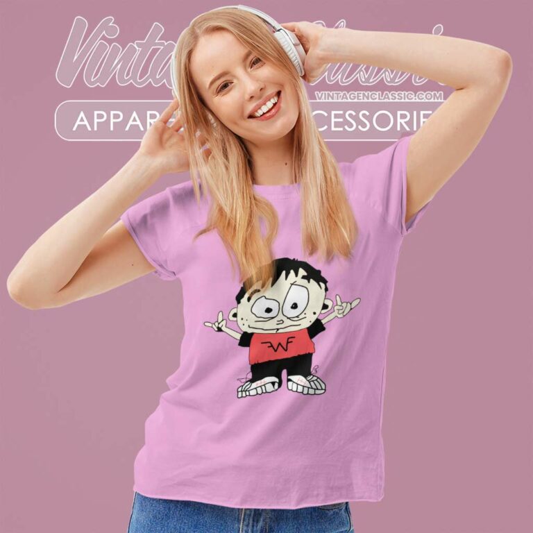 Weezer Cartoon Women TShirt Weezer Cartoon Women TShirt