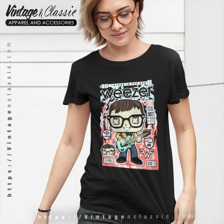 Weezer Comic Women TShirt Weezer Comic Women TShirt