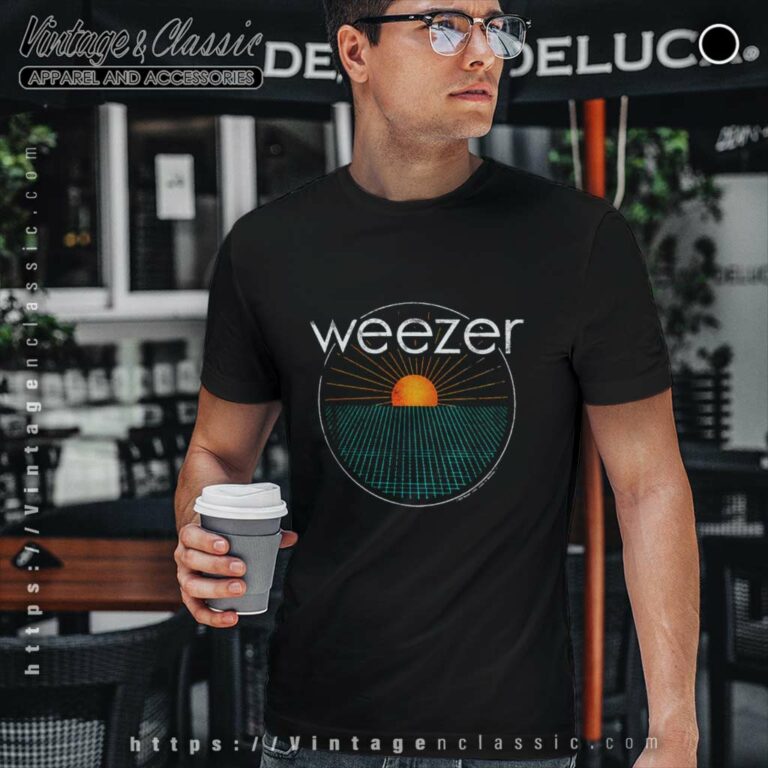 Weezer Digital Sunset T Shirt Weezer Digital Sunset T Shirt