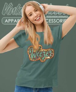 Weezer Flower Logo Women TShirt