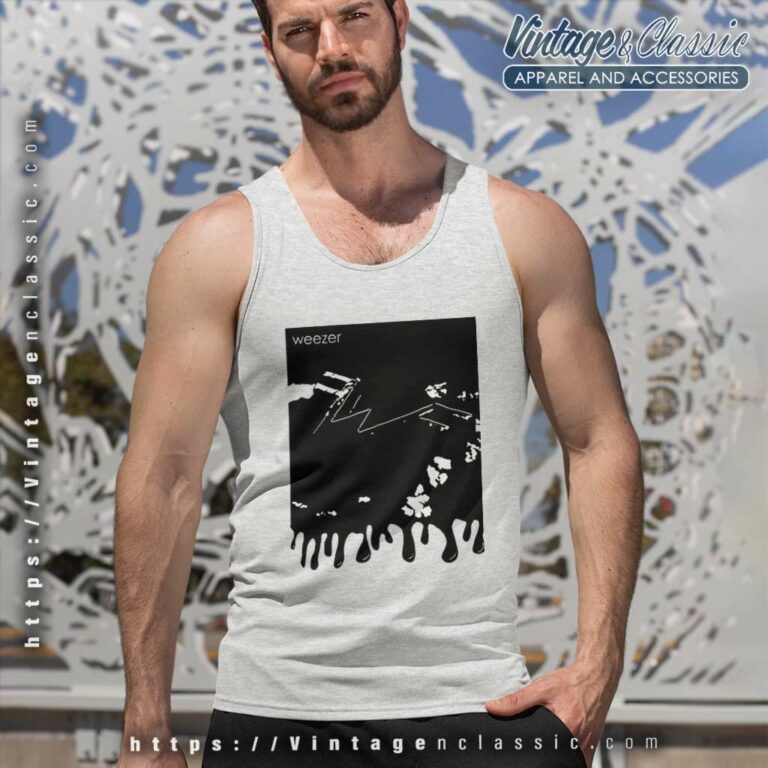Weezer Logo Band Tank Top Racerback Weezer Logo Band Tank Top Racerback