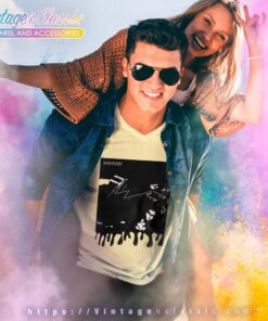 Weezer Logo Band V Neck TShirt