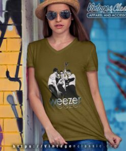 Weezer Midget Tour V Neck TShirt