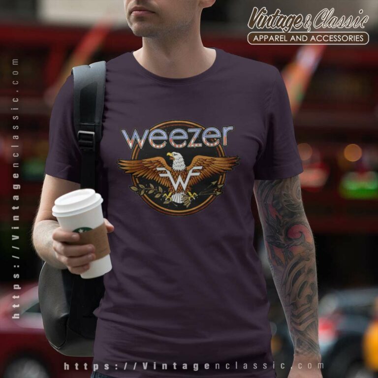 Weezer Shirt American Eagle Logo T Shirt Weezer Shirt American Eagle Logo T Shirt