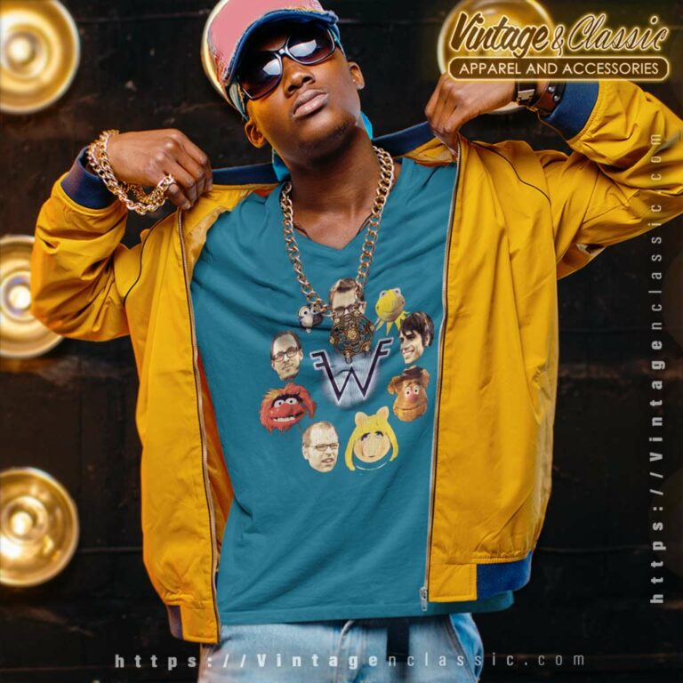 Weezer Shirt And The Muppet Show V Neck TShirt Weezer Shirt And The Muppet Show V Neck TShirt