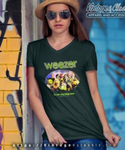 Weezer Shirt Its Not Easy Being Weez V Neck TShirt