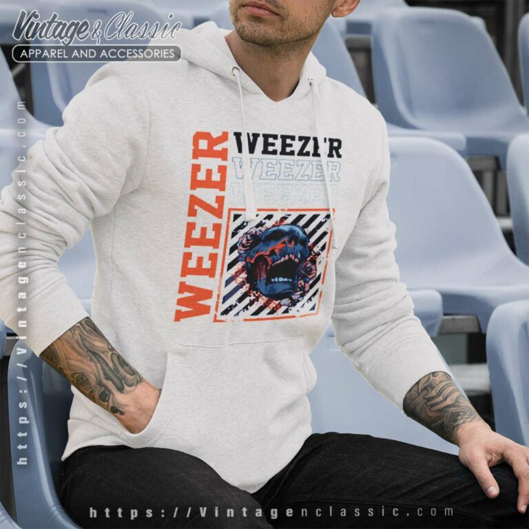 Weezer Skull Hoodie Weezer Skull Hoodie
