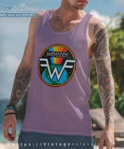 Weezer Space Tank Top Racerback