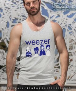 Weezer Vintage Tank Top Racerback