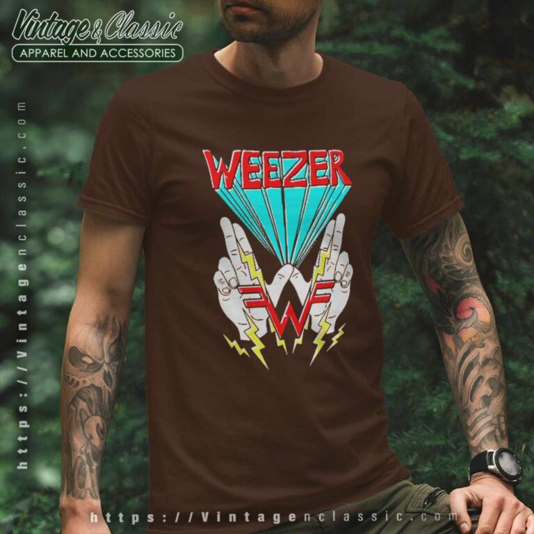 Weezer W Hand Logo T Shirt Weezer W Hand Logo T Shirt