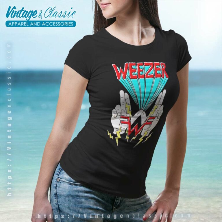 Weezer W Hand Logo Women TShirt Weezer W Hand Logo Women TShirt