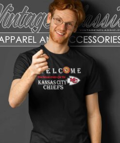Welcome This House Cheers For The Kansas City Chiefs T Shirt