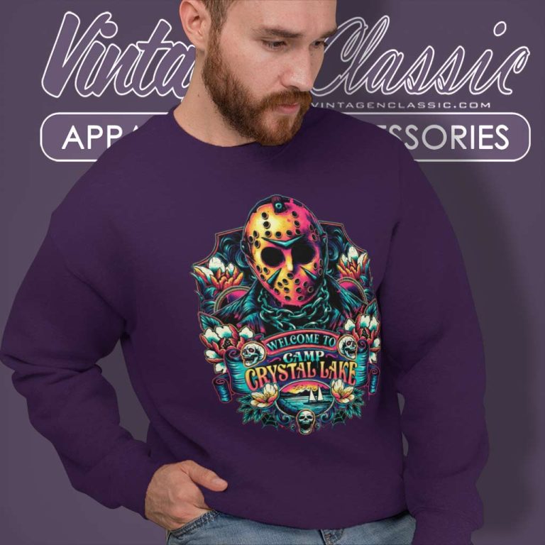 Welcome To Camp Crystal Lake Jason Shirt Friday The 13th Sweatshirt Welcome To Camp Crystal Lake Jason Shirt Friday The 13th Sweatshirt