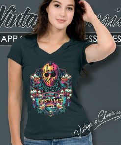 Welcome To Camp Crystal Lake Jason Shirt Friday The 13th V Neck TShirt