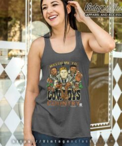 Welcome To Cowboys Country Tank Top Racerback