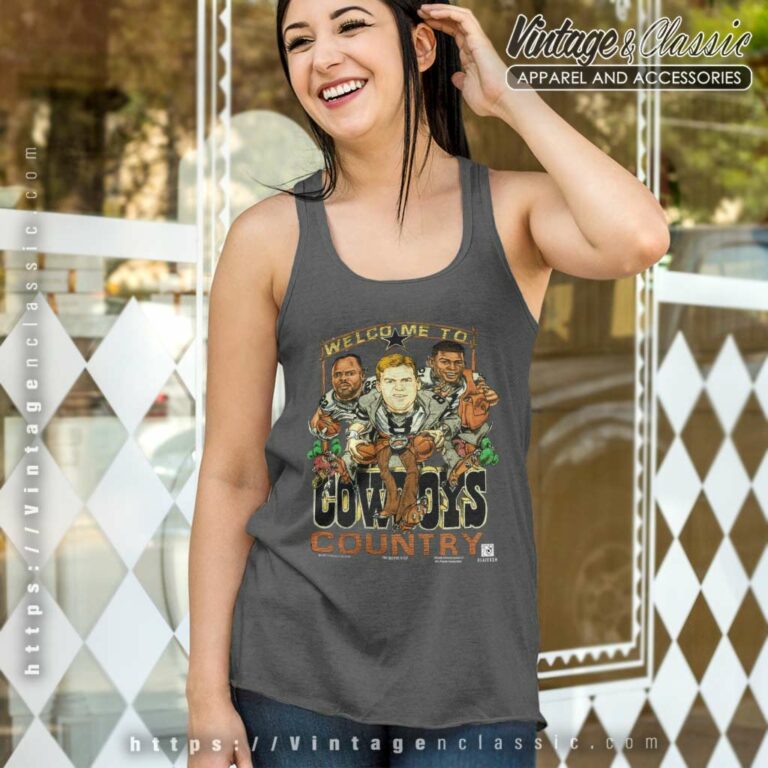Welcome To Cowboys Country Tank Top Racerback Welcome To Cowboys Country Tank Top Racerback