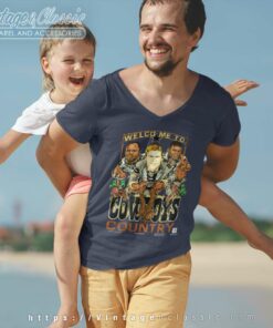 Welcome To Cowboys Country V Neck TShirt
