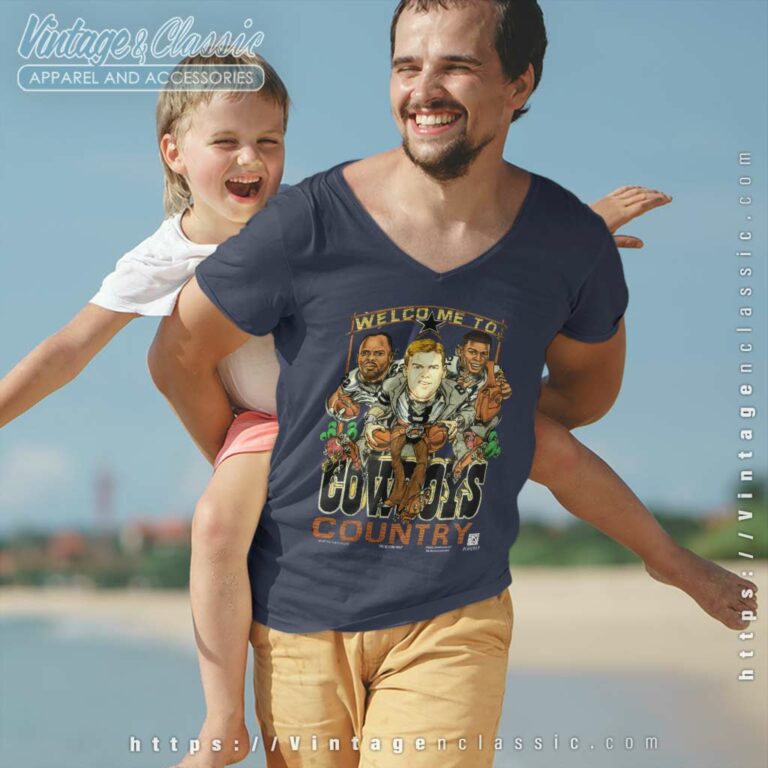 Welcome To Cowboys Country V Neck TShirt Welcome To Cowboys Country V Neck TShirt