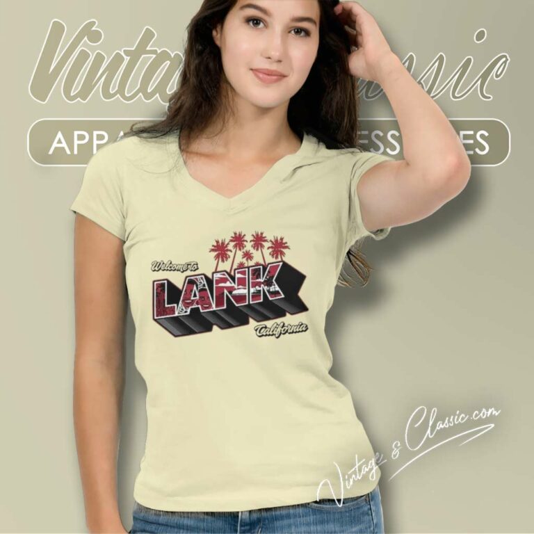 Welcome To Lank Jalen Milroe V Neck TShirt Welcome To Lank Jalen Milroe V Neck TShirt