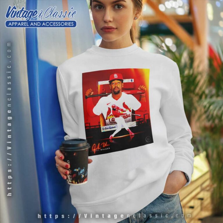 Welcome To The Show St Louis Cardinals Jordan Walker Signature Sweatshirt Welcome To The Show St Louis Cardinals Jordan Walker Signature Sweatshirt