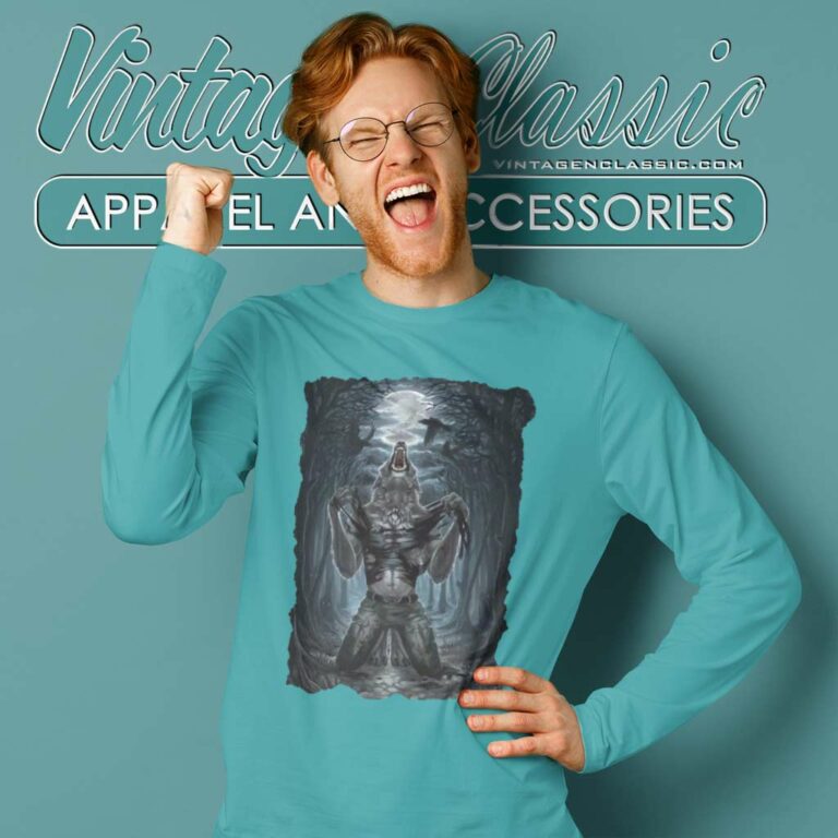 Werewolf Ripping Meme Long Sleeve Tee 1 Werewolf Ripping Meme Long Sleeve Tee 1