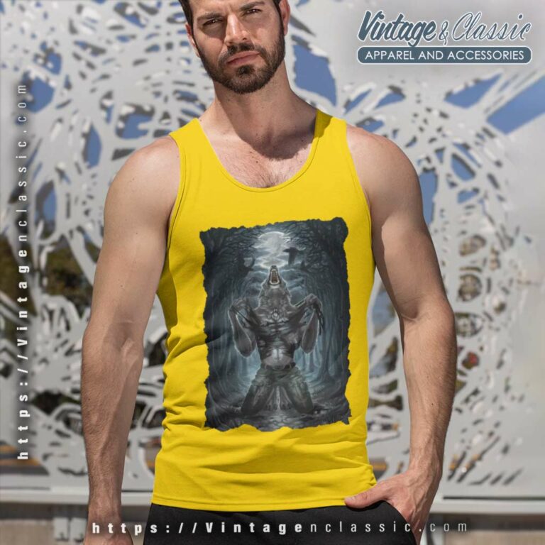 Werewolf Ripping Meme Tank Top Racerback 1 Werewolf Ripping Meme Tank Top Racerback 1