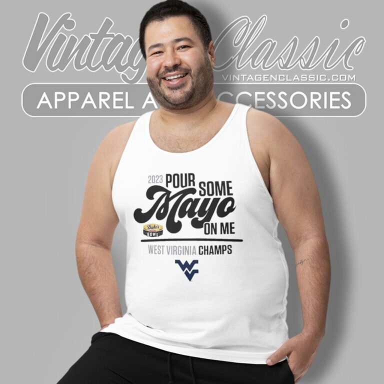 West Virginia Mountaineers 2023 Dukes Mayo Bowl Champions Tank Top Racerback West Virginia Mountaineers 2023 Dukes Mayo Bowl Champions Tank Top Racerback