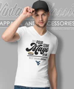 West Virginia Mountaineers 2023 Dukes Mayo Bowl Champions V Neck TShirt