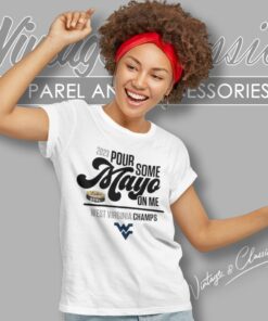 West Virginia Mountaineers 2023 Dukes Mayo Bowl Champions Women T Shirt